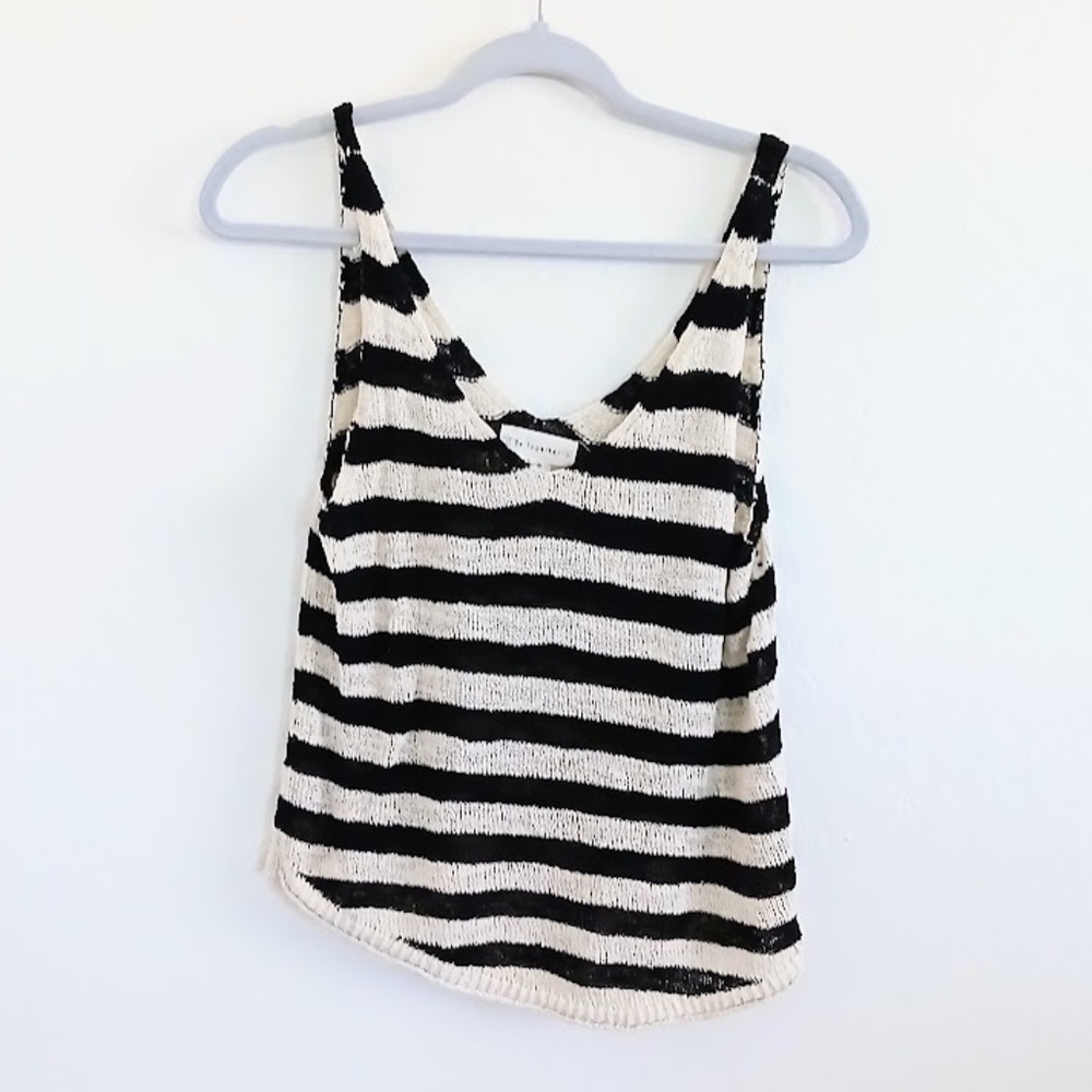 By Together Striped Sweater Tank Top